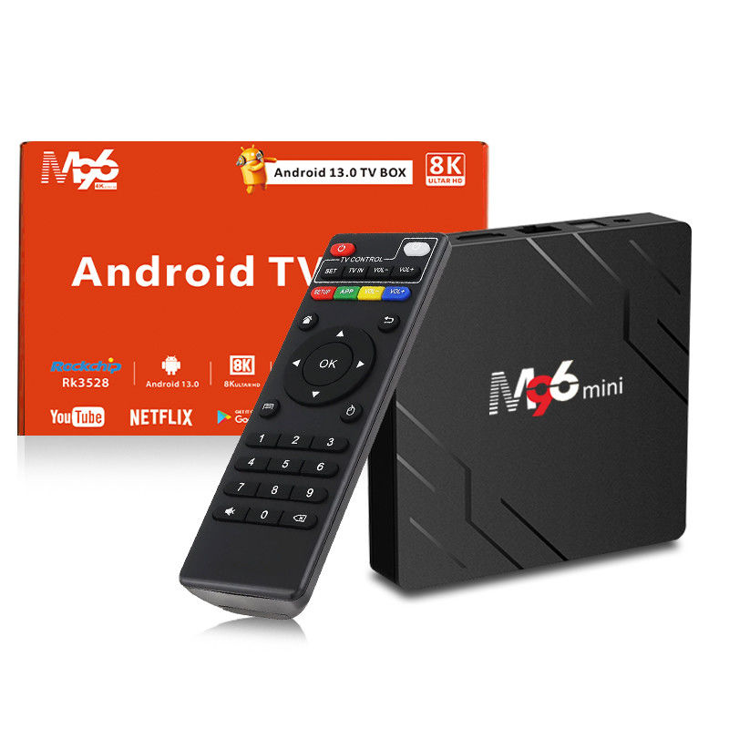ตู้ทีวีสมาร์ททนทาน M96 มินิ H.265 4K 75fps 10 บิต 2.4G 5G BT5.0WIFI6