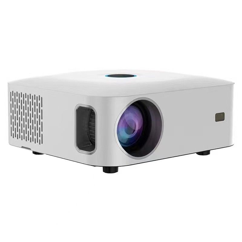 โปรเจคเตอร์สมาร์ทพกพา 200W ทนทาน จอ LCD ขนาด 5.0 นิ้ว โปรเจคเตอร์มินิโรงภาพยนตร์บ้านเบา