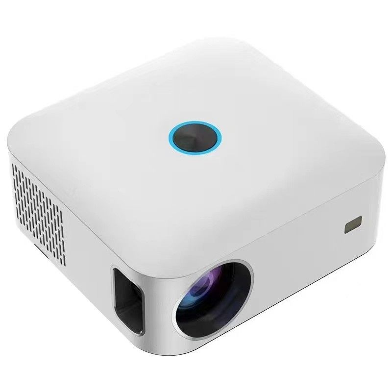 โปรเจคเตอร์สมาร์ทพกพา 200W ทนทาน จอ LCD ขนาด 5.0 นิ้ว โปรเจคเตอร์มินิโรงภาพยนตร์บ้านเบา